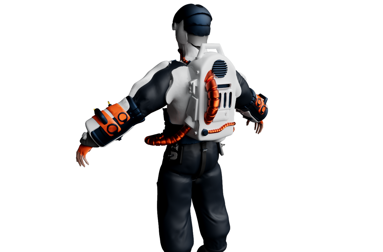 Custom ZBrush Asset: Exploratory Suit