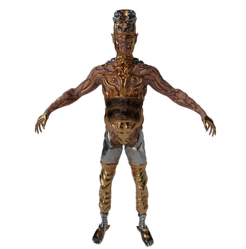 Custom ZBrush Asset: Alien Test Subject