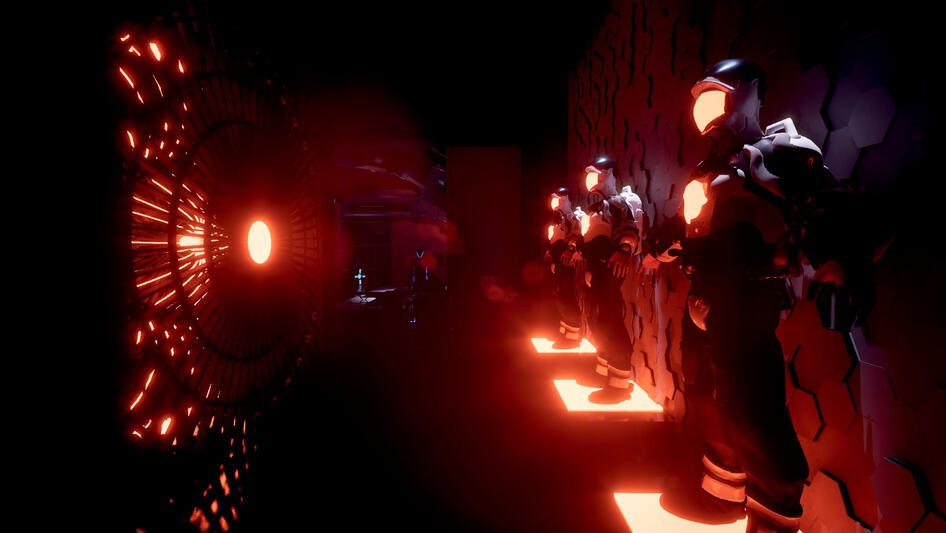 Containment Breach - Immersive Theme Park Ride Queue (In-Line Visual: Exploratory Suits)